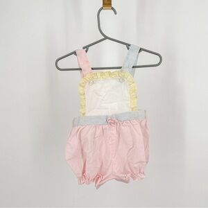 Vintage Pastel Bubble Romper